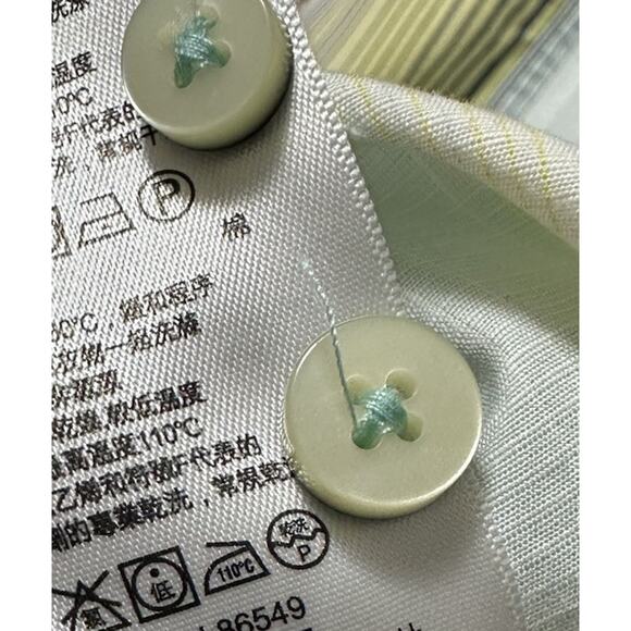 TOMMY BAHAMA Men’s Long-Sleeve Shirt Collared Button-Up Striped Cotton Size XL - Picture 7 of 8